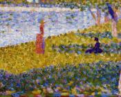 乔治修拉 - La Grande Jatte, Women by the Water